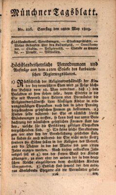 Münchener Tagblatt Samstag 28. Mai 1803