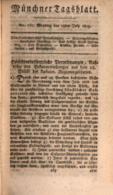 Münchener Tagblatt Montag 18. Juli 1803