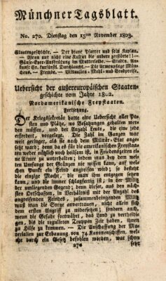 Münchener Tagblatt Dienstag 15. November 1803