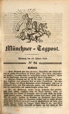 Münchener Tagpost (Münchener Morgenblatt) Mittwoch 24. Januar 1838