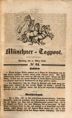 Münchener Tagpost (Münchener Morgenblatt) Montag 5. März 1838