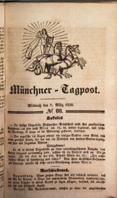 Münchener Tagpost (Münchener Morgenblatt) Mittwoch 7. März 1838