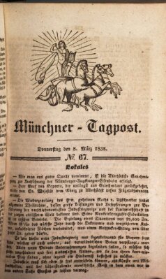 Münchener Tagpost (Münchener Morgenblatt) Donnerstag 8. März 1838