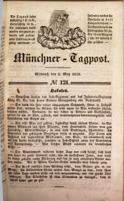 Münchener Tagpost (Münchener Morgenblatt) Mittwoch 2. Mai 1838