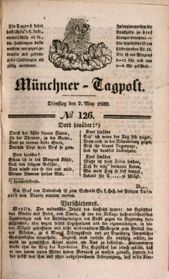 Münchener Tagpost (Münchener Morgenblatt) Dienstag 7. Mai 1839