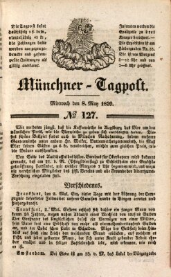 Münchener Tagpost (Münchener Morgenblatt) Mittwoch 8. Mai 1839