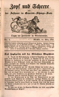 Der Beobachter im Gemeinde- und Gewerbewesen Mittwoch 14. März 1849