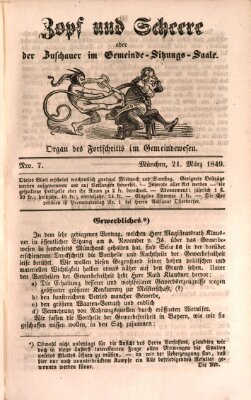 Der Beobachter im Gemeinde- und Gewerbewesen Mittwoch 21. März 1849