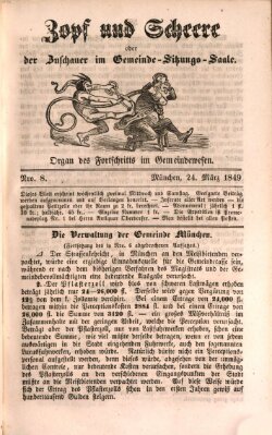 Der Beobachter im Gemeinde- und Gewerbewesen Samstag 24. März 1849