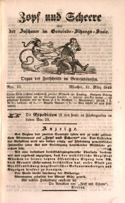 Der Beobachter im Gemeinde- und Gewerbewesen Samstag 31. März 1849