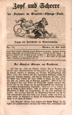 Der Beobachter im Gemeinde- und Gewerbewesen Mittwoch 16. Mai 1849