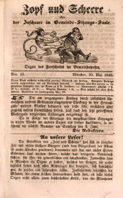 Der Beobachter im Gemeinde- und Gewerbewesen Mittwoch 30. Mai 1849