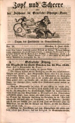 Der Beobachter im Gemeinde- und Gewerbewesen Samstag 2. Juni 1849