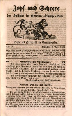 Der Beobachter im Gemeinde- und Gewerbewesen Samstag 9. Juni 1849