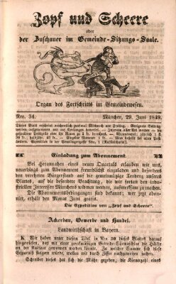 Der Beobachter im Gemeinde- und Gewerbewesen Freitag 29. Juni 1849