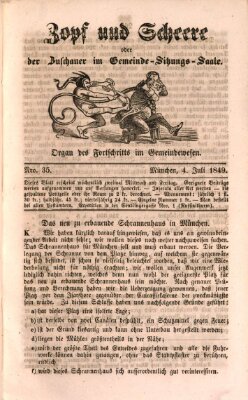 Der Beobachter im Gemeinde- und Gewerbewesen Mittwoch 4. Juli 1849