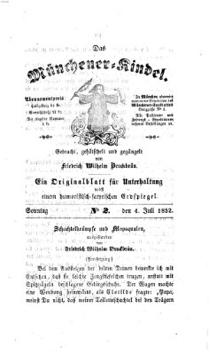 Das Münchener Kindel (Münchener Tagblatt) Sonntag 4. Juli 1852