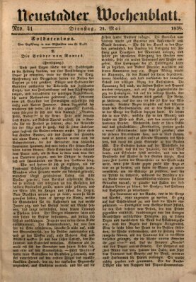 Neustadter Wochenblatt Dienstag 21. Mai 1839