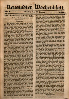 Neustadter Wochenblatt Dienstag 30. Januar 1844