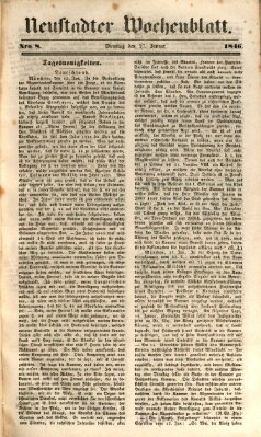 Neustadter Wochenblatt Dienstag 27. Januar 1846