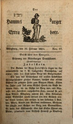 Der Hammelburger Extrabote Mittwoch 26. Februar 1823