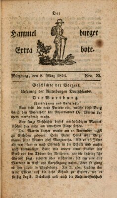 Der Hammelburger Extrabote Samstag 8. März 1823