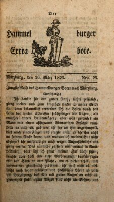 Der Hammelburger Extrabote Mittwoch 26. März 1823