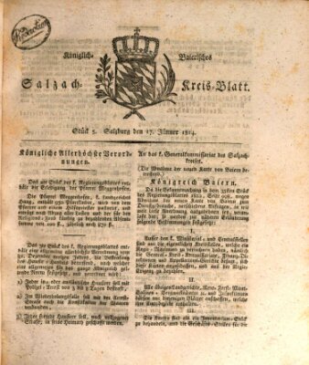 Königlich baierisches Salzach-Kreis-Blatt Montag 17. Januar 1814