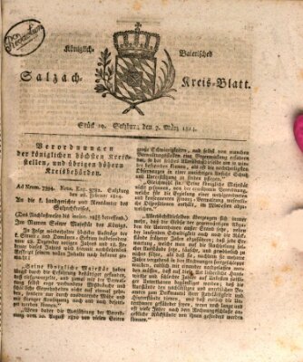 Königlich baierisches Salzach-Kreis-Blatt Montag 7. März 1814