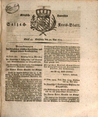 Königlich baierisches Salzach-Kreis-Blatt Montag 30. Mai 1814