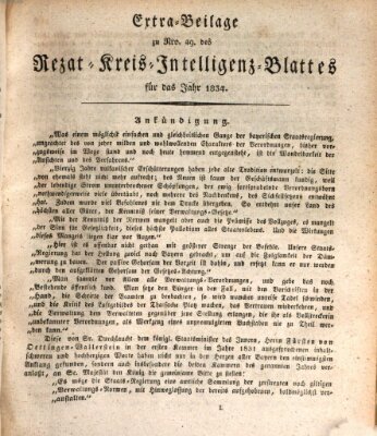 Königlich Bayerisches Intelligenzblatt für den Rezat-Kreis (Ansbacher Intelligenz-Zeitung) Samstag 21. Juni 1834