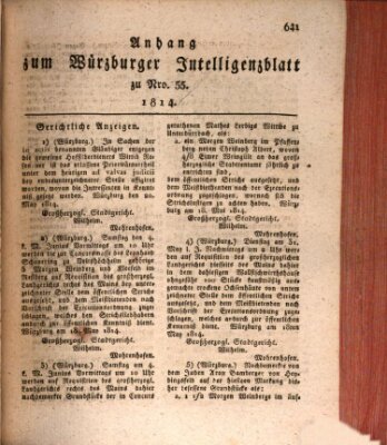 Würzburger Intelligenzblatt Dienstag 24. Mai 1814