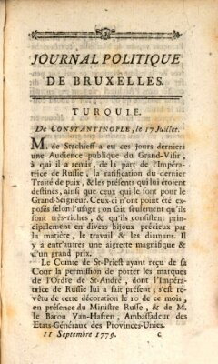 Mercure de France Samstag 11. September 1779