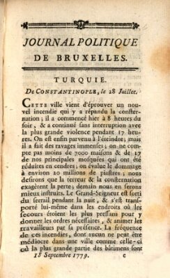 Mercure de France Samstag 18. September 1779