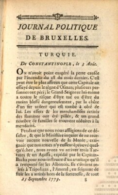 Mercure de France Samstag 25. September 1779