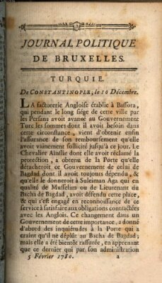 Mercure de France Samstag 5. Februar 1780