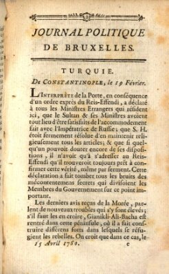 Mercure de France Samstag 15. April 1780