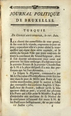 Mercure de France Samstag 22. Juli 1780