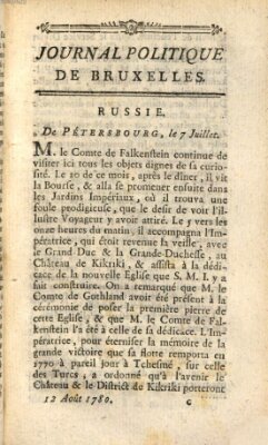 Mercure de France Samstag 12. August 1780