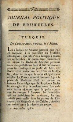 Mercure de France Samstag 2. September 1780