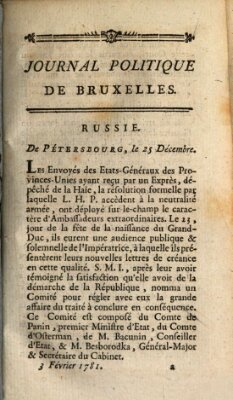 Mercure de France Samstag 3. Februar 1781