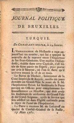 Mercure de France Samstag 17. März 1781