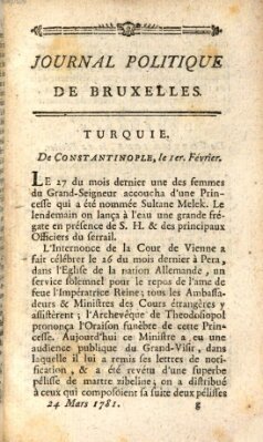 Mercure de France Samstag 24. März 1781