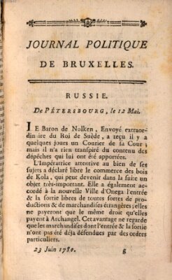 Mercure de France Samstag 23. Juni 1781