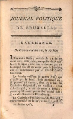 Mercure de France Samstag 21. Juli 1781