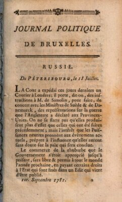 Mercure de France Samstag 1. September 1781