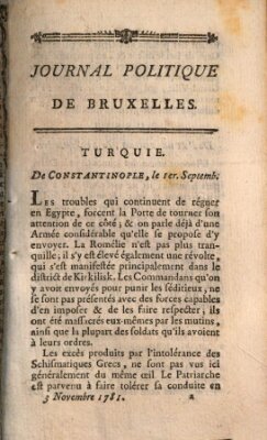 Mercure de France Samstag 3. November 1781