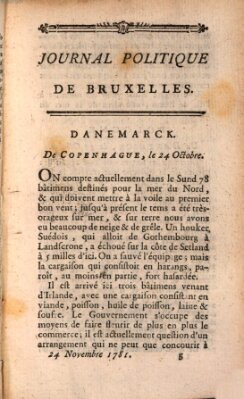 Mercure de France Samstag 24. November 1781