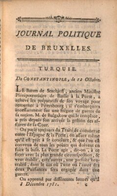 Mercure de France Samstag 8. Dezember 1781