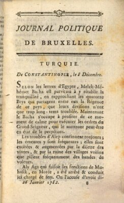 Mercure de France Samstag 26. Januar 1782